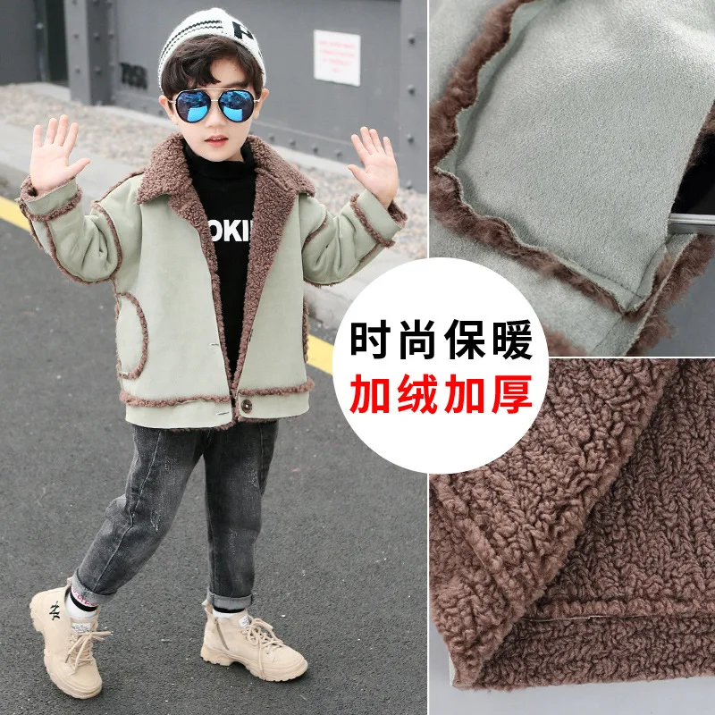 Детская куртка из искусственного меха на мальчика 2-12 лет | Мать и ребенок