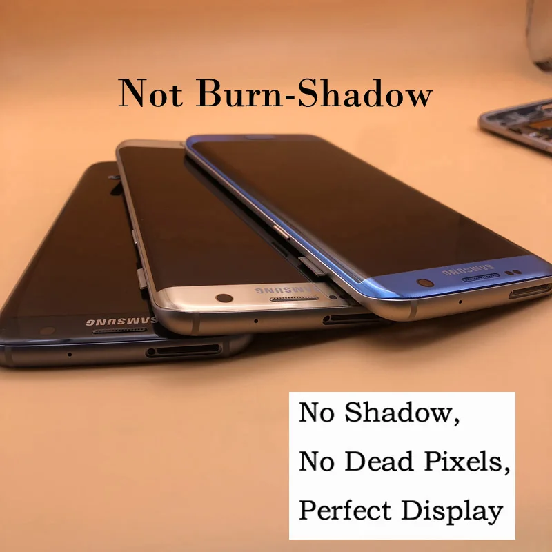 ЖК-дисплей 5 ''Super Amoled для Samsung Galaxy s7 edge G935 G935F G935FD сенсорный экран с