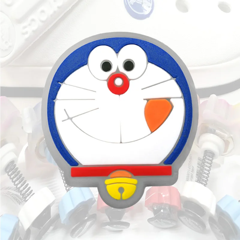 1 шт. Мстители Doraemon светодиодный весенний обуви Подвески ПВХ обуви пряжка светлая обувь аксессуары украшения подходят для Croc JIBZ вечерние подарки - Цвет: 799-21