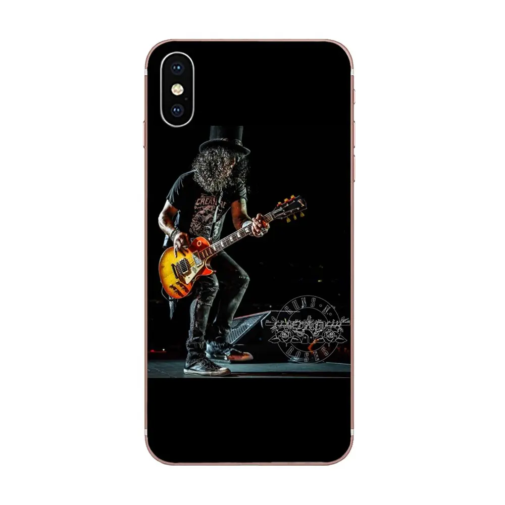 Мягкая кожа живопись рок музыка гитары слэша для Xiao mi 3 4 4C 4i 5 5S 5X6 6X8 SE Pro Lite A1 Max x 2 Note