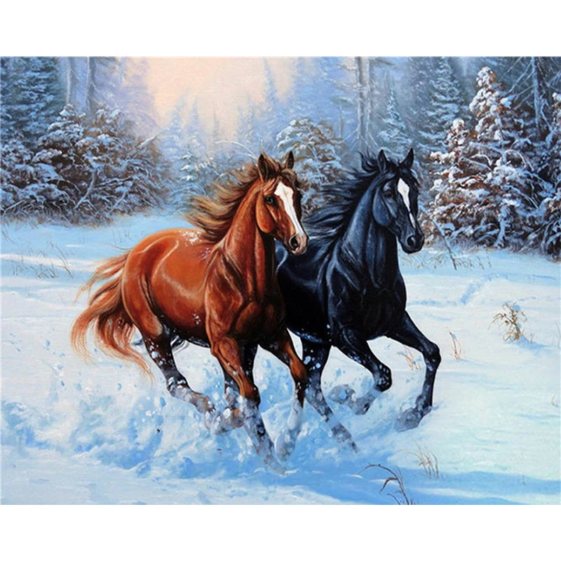 Набор для алмазной вышивки сделай сам картина с квадратными стразами мозаика