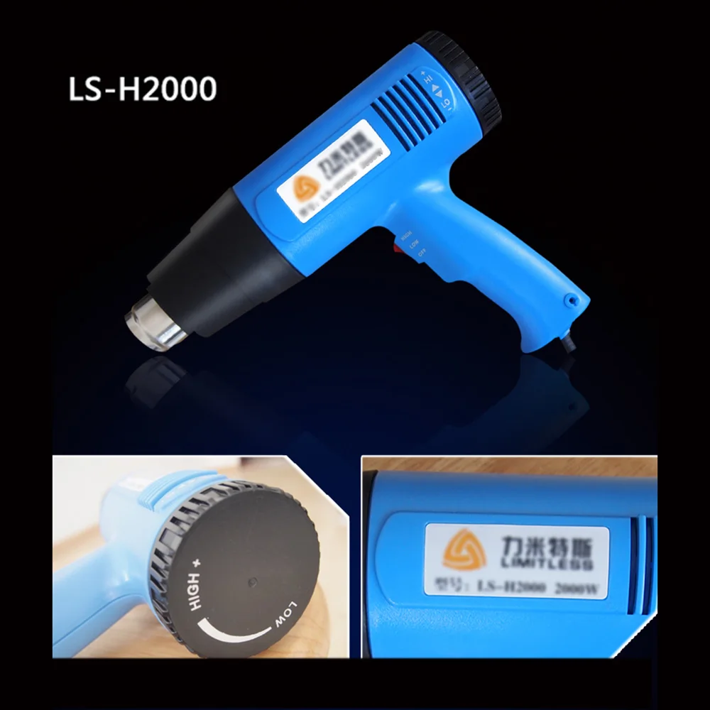110 в 2000 Вт Тепловая пушка горячего воздуха пистолет для припоя фен волос с
