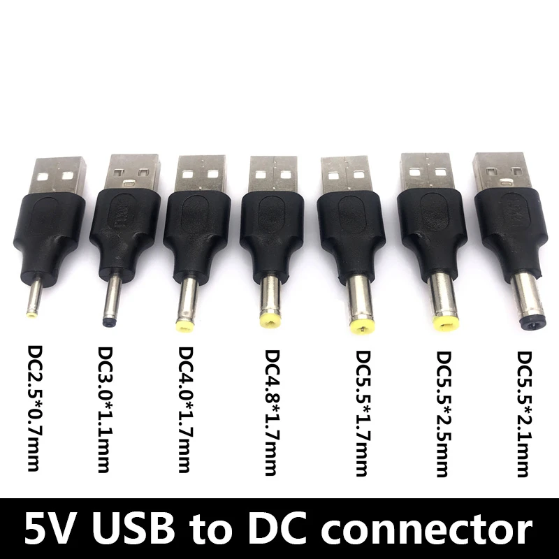 1 шт. usb порт для 2 5*0 7 мм 4 0*1 м 5 5*2 3 DC в баррель разъем кабеля питания|Соединители| |