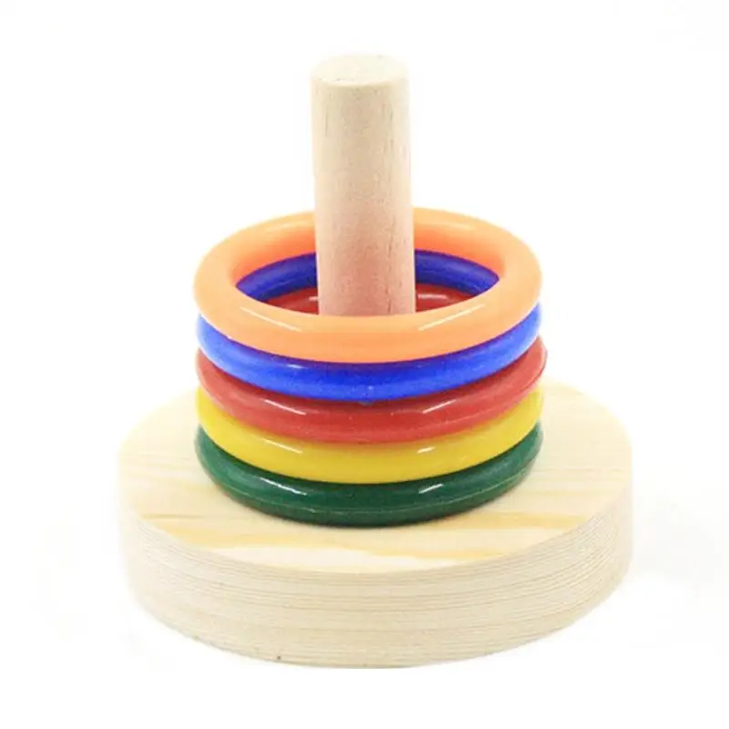 

1 шт., Набор игрушечных колец для птиц, обучающая разноцветная игрушка для птиц, ананасовая птица, интеллектуальная игрушка для попугая, товары для животных