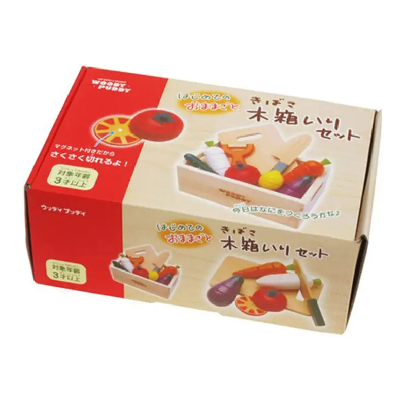 

Wooden Classic Game Simulation Kitchen Series Toys Cutting Vegetables Set Toys Montessori Early Education Gifts