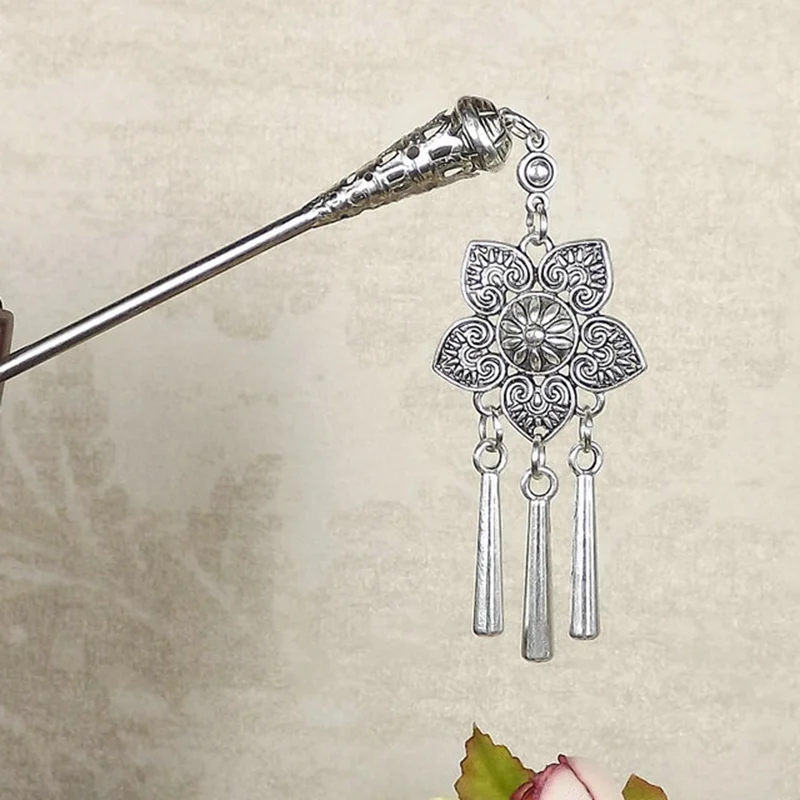 2020 Античная заколка для волос в китайском стиле Женская богемная Этническая