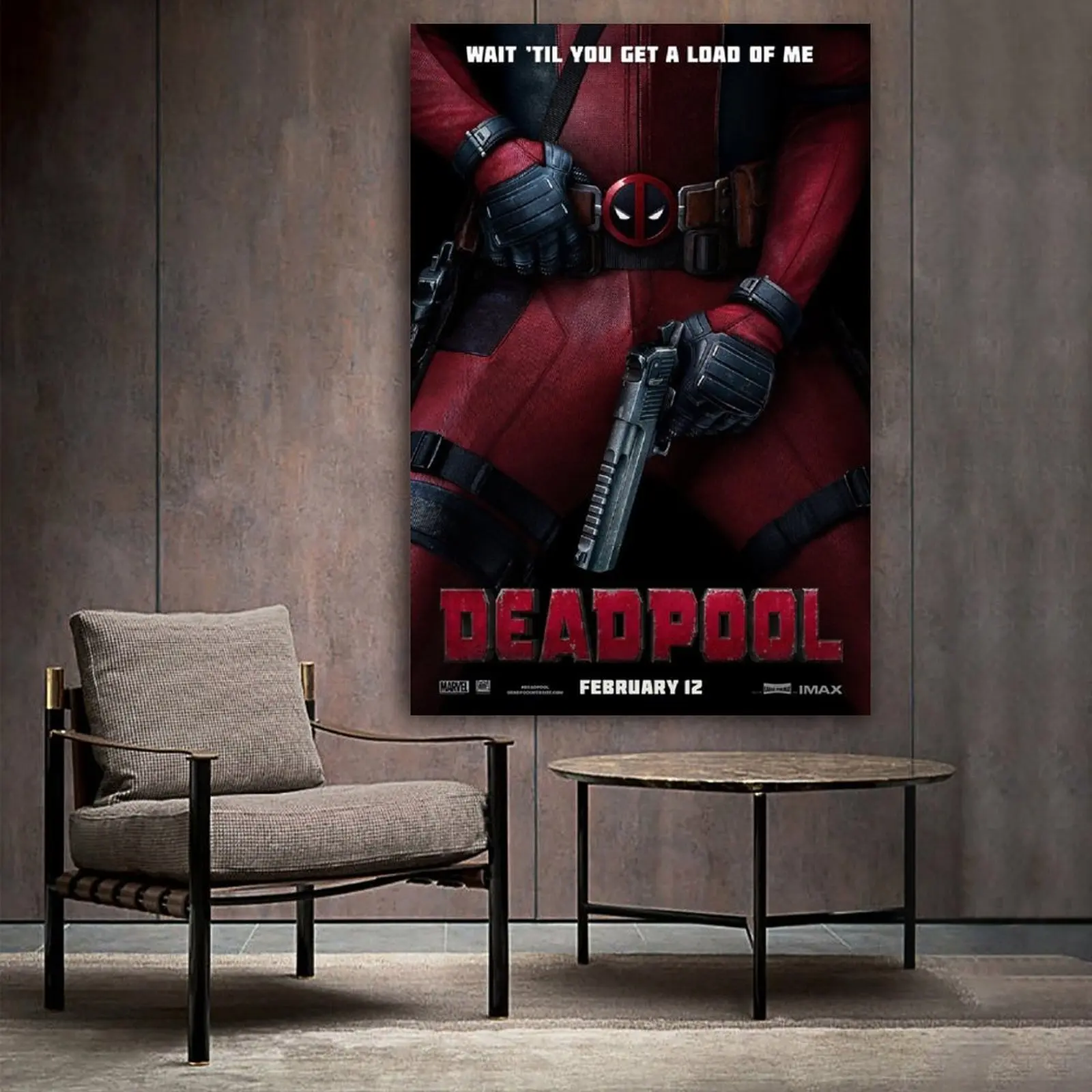 

Deadpoo Movie Superhero Poster Poster Decorative Painting Canvas Wall Art Living Room Posters Bedroom Painting