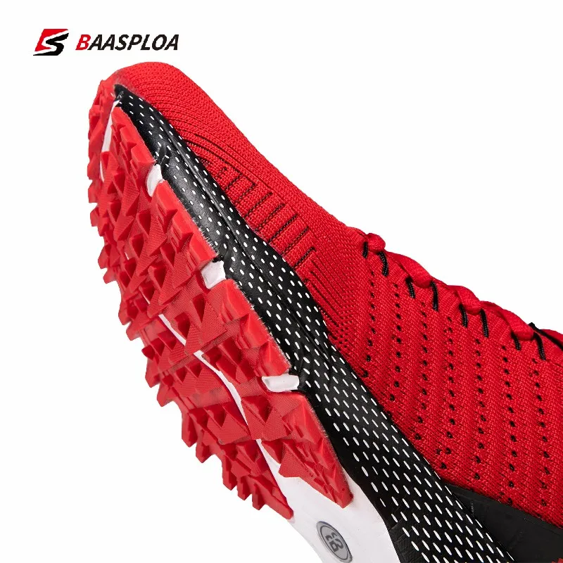 Брендовые мужские кроссовки Baasploa легкие вязаные сетчатые Нескользящая дышащая