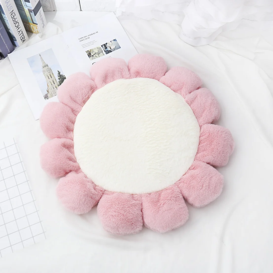 

Pet Dog Bed Warm Fleece Round Dog Kennel House Long Plush Winter Pets Dog Beds For Medium Large Dogs Cats Soft Sofa