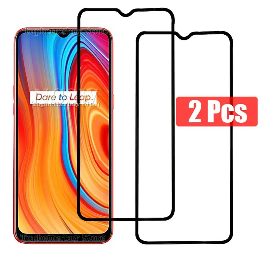 Защитное стекло для OPPO A5 A9 2020 A91 A93 A73 A53 Realme C1 C2 C3 C3i V3 2 шт.|Защитные стёкла и плёнки