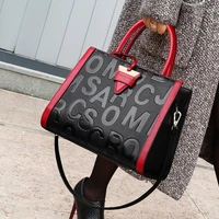 100 genuine leather handbags 2021 new large capacity fashion letters portable high end versatile single shoulder messenger bag