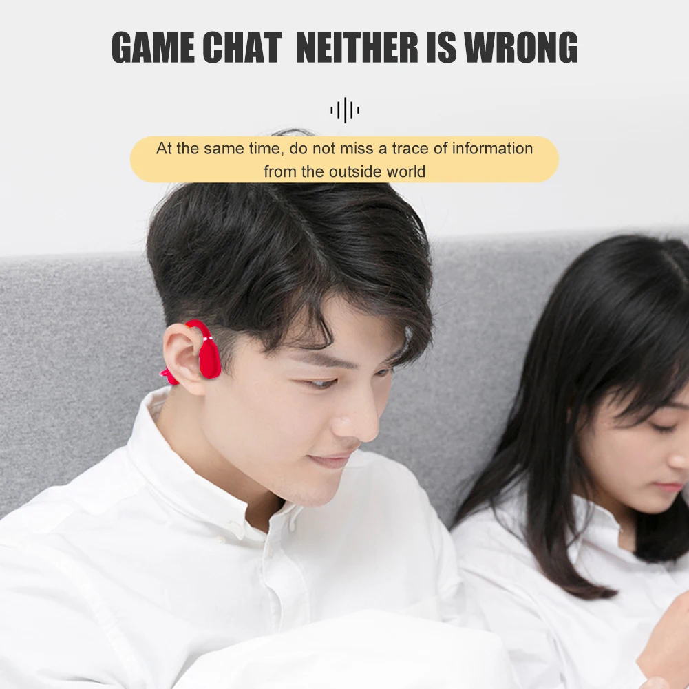 Bluetooth-наушники с костной проводимостью спортивные наушники ушным крючком для