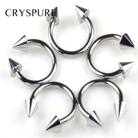 accessories jewelry combined tongue nails mixed suit stainless steel lip nail eyebrow nail nasal nail navel ring puncture