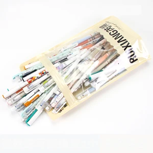 50 шт. RUIXIANG в Корейском стиле Kawaii со стирающимися чернилами гелевая ручка с 0,5 мм кончик иглы синий пополнения Высокое качество Милая гелевая ручки для студента записи