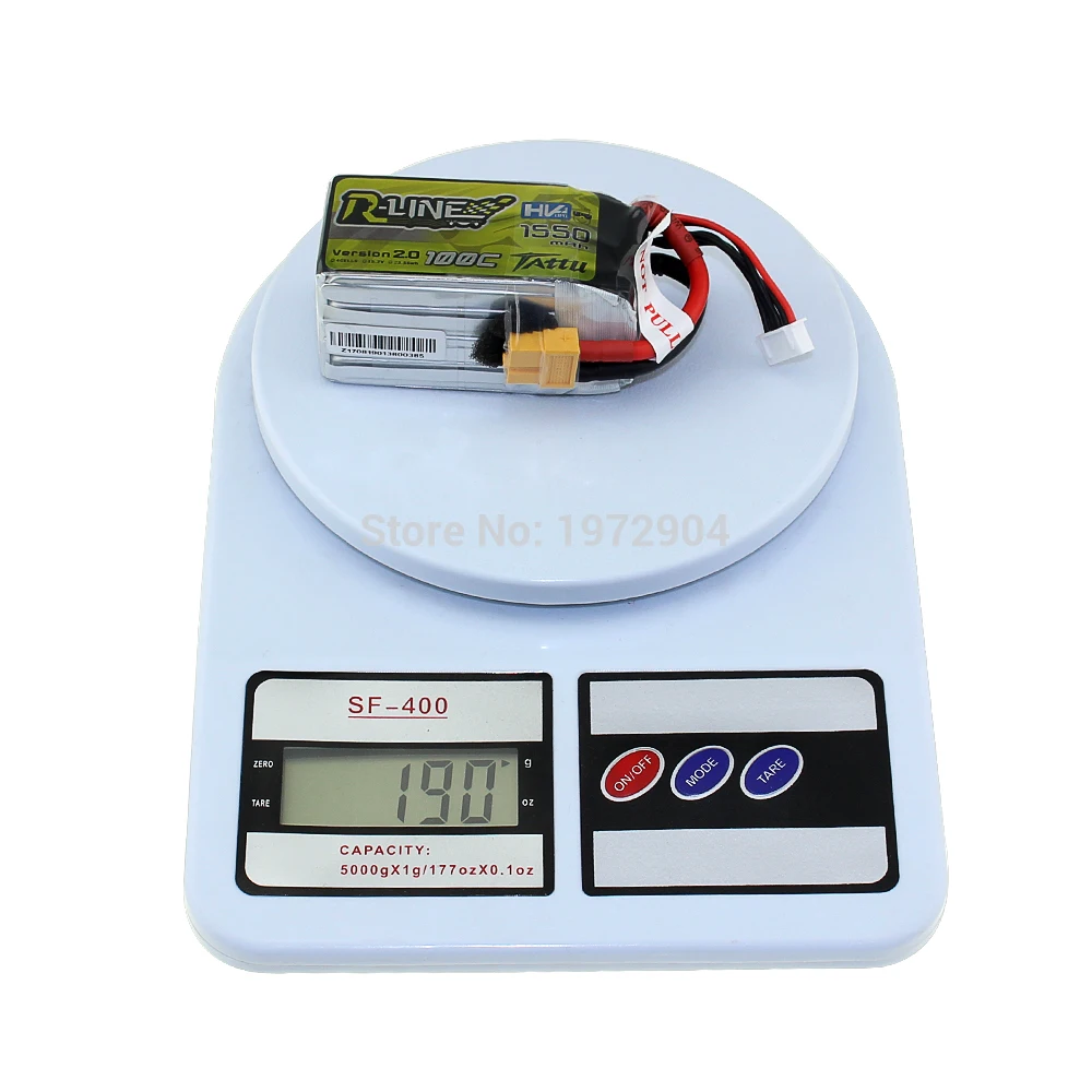 Литий полимерный аккумулятор TATTU 1300mAh 1550mAh 4S 100C 15 2 V Высокое напряжение HV XT60 Plug 250