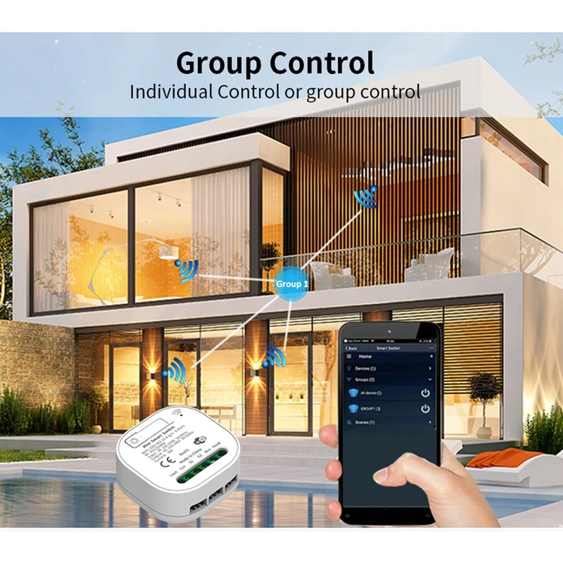 Умный выключатель с поддержкой Wi-Fi 16 А | Электроника