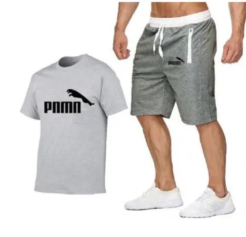 

2021 men's summer sportswear, printed sportswear, shorts and sweatshirt, 2-piece suit, running, basketball quick drying two-piec