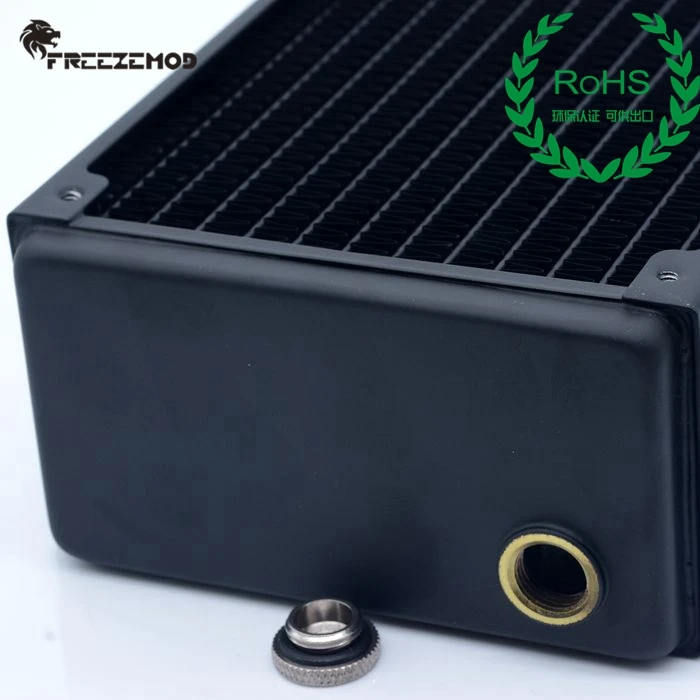 Охладитель воды для компьютера FREEZEMOD медный радиатор толщиной 65 мм с 3 слоями