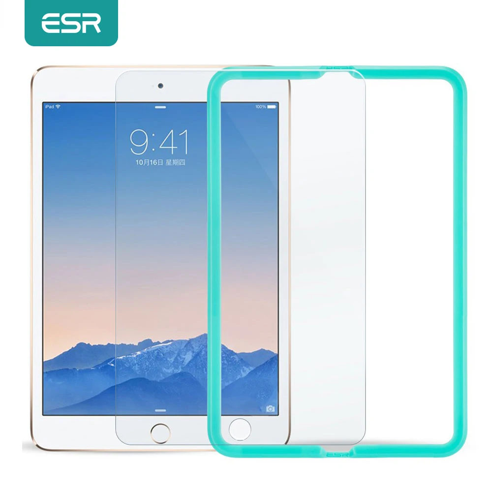 ESR Защита экрана для iPad mini 5 2019 закаленное стекло 4 пленка Pro 12 9 11 10 7 Air3 2 8th 7th|screen