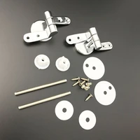 universal toilet seat hinge attachment made of zinc alloy for