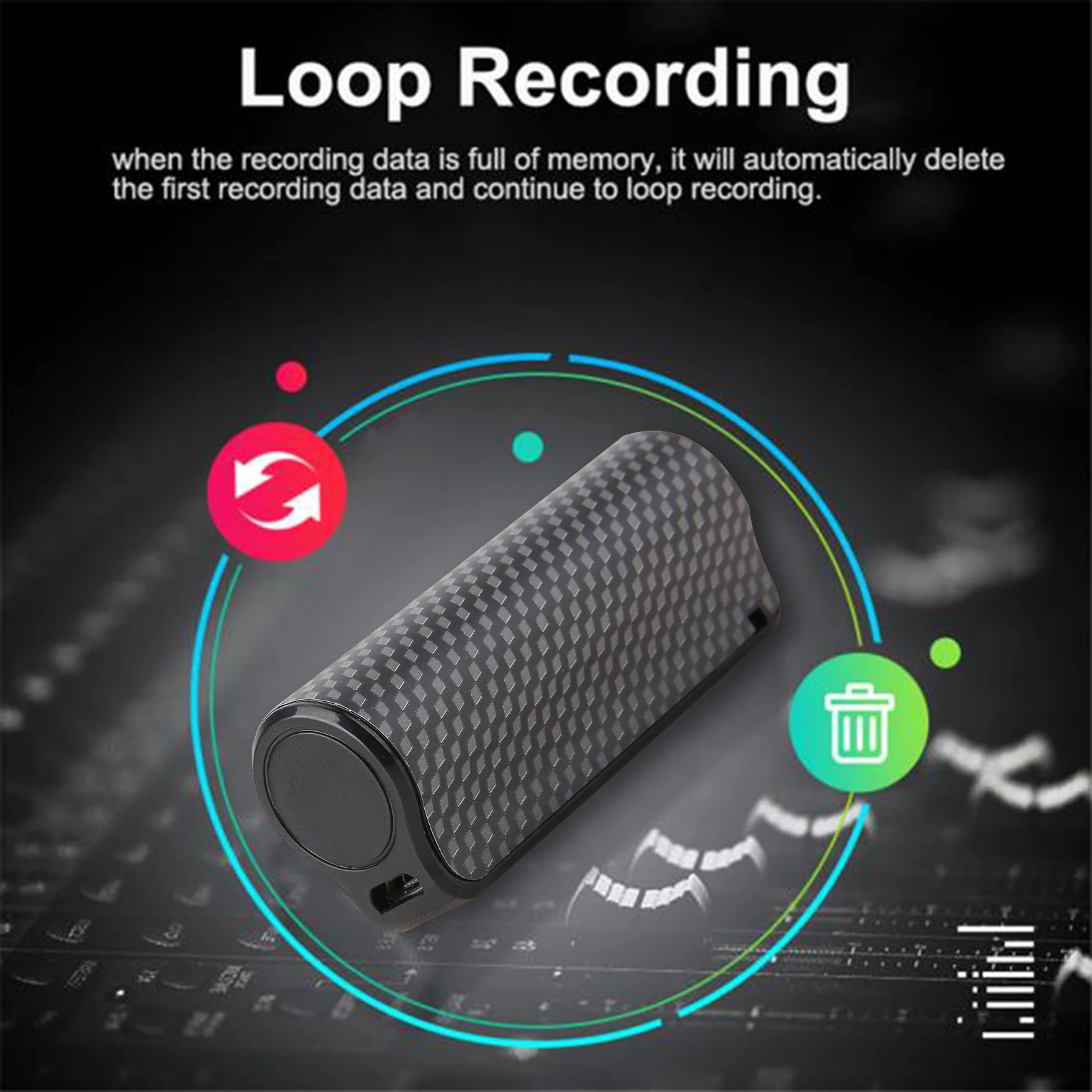 

Q70 8/16GB Portable Audio Magnetic Recording Device Noise Reduction Recorder Continuous Recording for 40 Hours Voice Recorders