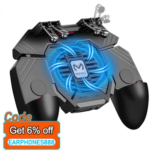 PUBG контроллер AK77 шесть пальцев геймпад для iPhone Android PUBG мобильный контроллер L1 R1 шутер триггер огонь джойстик игровой коврик