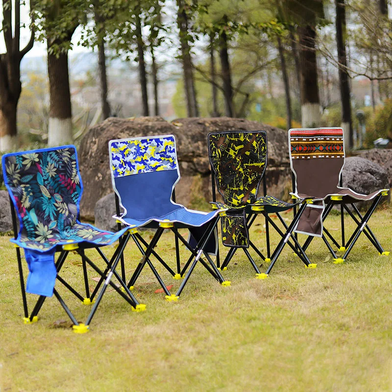 

Outdoor folding chair portable art painting sketching chair fishing camping barbecue beach chair backrest pony stool 2021 new