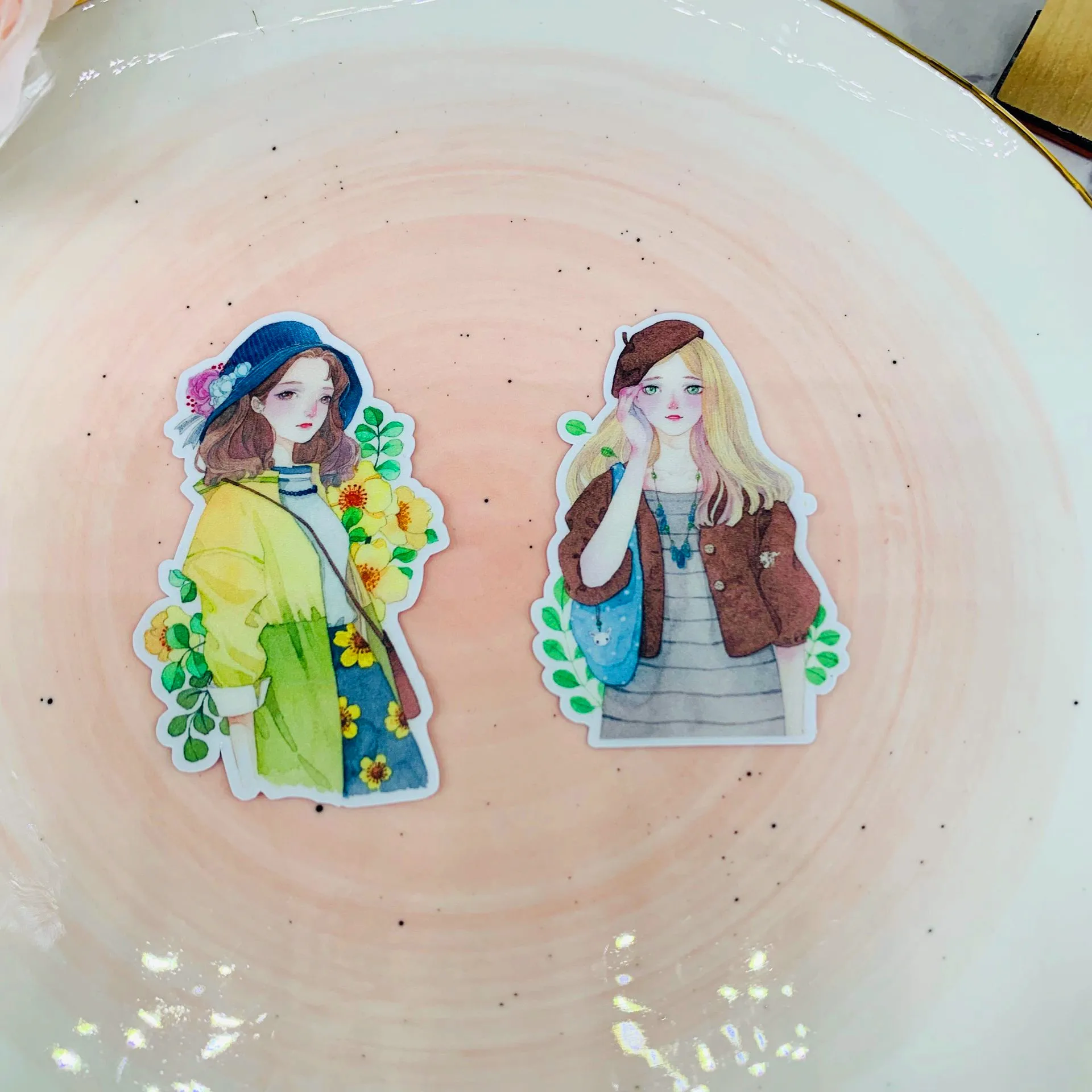 14 шт аниме мужские и женские бумажные наклейки поделки бумага для скрапбукинга