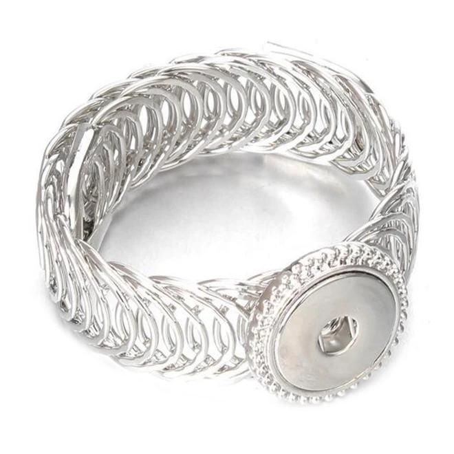 Snap Jewelry эластичный браслет Браслеты розовое золото посеребренные оснастки