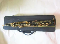 music fancier club saxophone soprano professional soprano sax custom black lacquer mouthpiece reeds neck with case