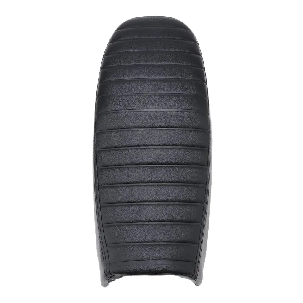 Мотоциклетное сиденье для Кафе Racer из ПУ кожи черное водонепроницаемое