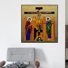 Религия Человек Холст Картины Иисус Христос Плакаты и принты настенные картины на холсте для домашнего декора
