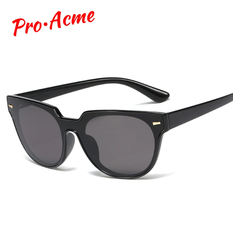 Pro Acme Ретро стиль заклепки кошачий глаз женские солнцезащитные очки модные