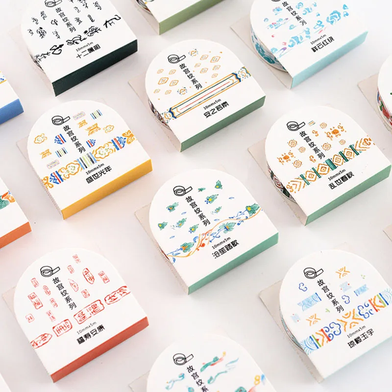 1 шт. Классическая клейкая лента Kawaii в китайском стиле малярная декоративная