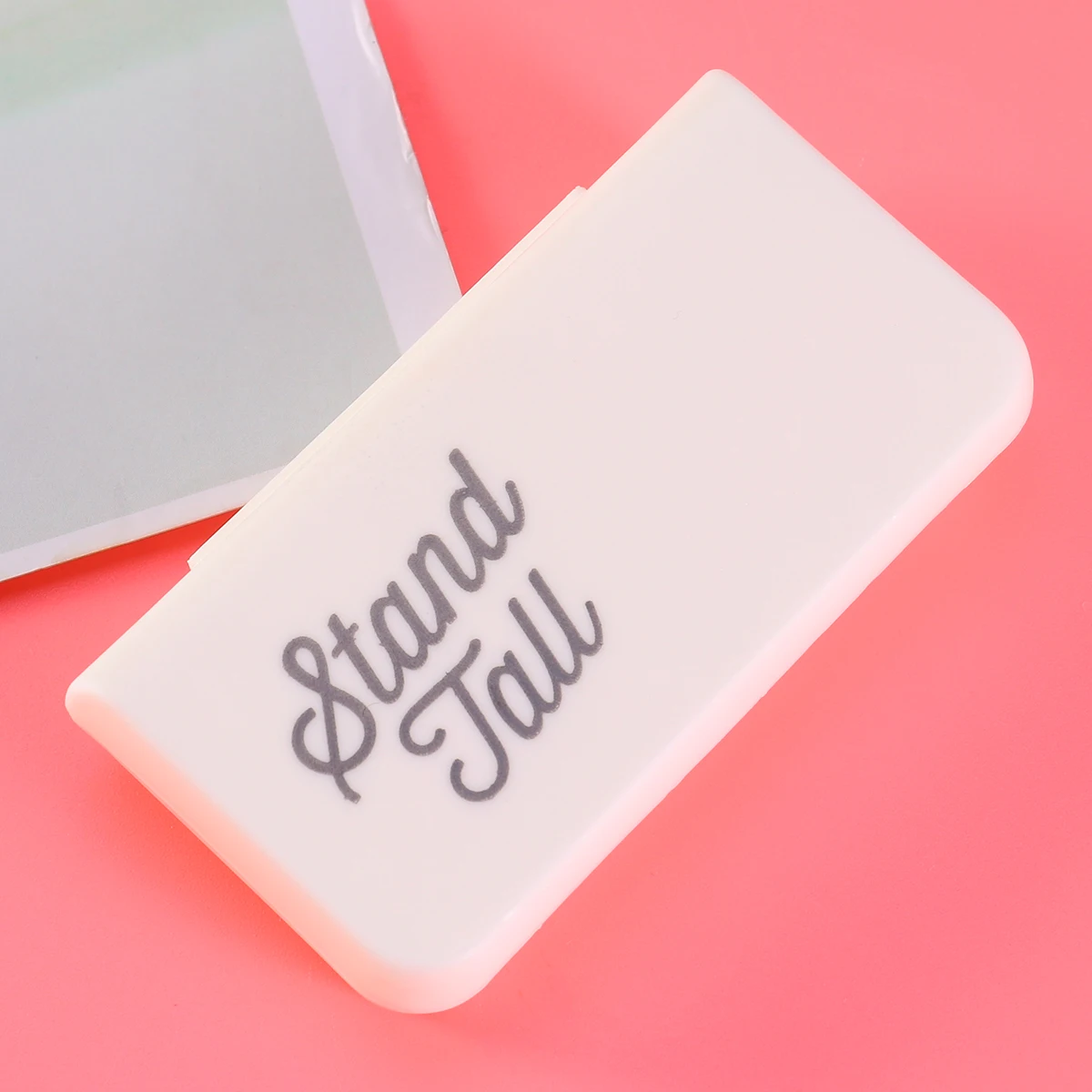 Portable Pill Case Mini Pill Storage Box for Home Travel Outdoor(Letter Printing Pattern