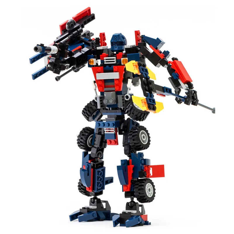 Новое поступление 2 в 1 серии трансформации робот автомобиль спортивный DIY Legoed