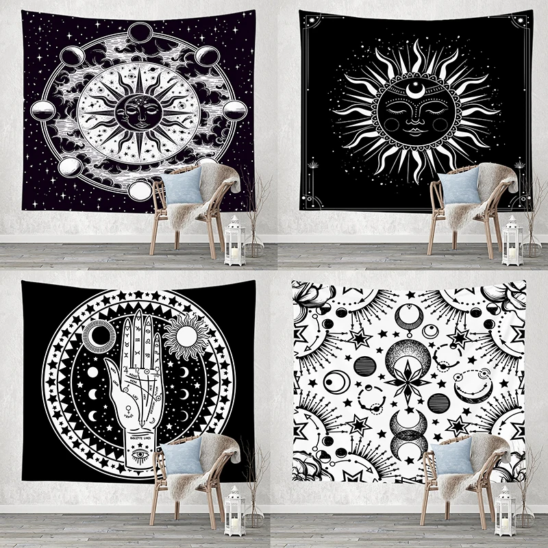

Tapestry Hanging Cloth New Tarot Bedside Hanging Cloth Home Living Room Decoration Cloth Bedroom Room Decoration Hanging Cloth