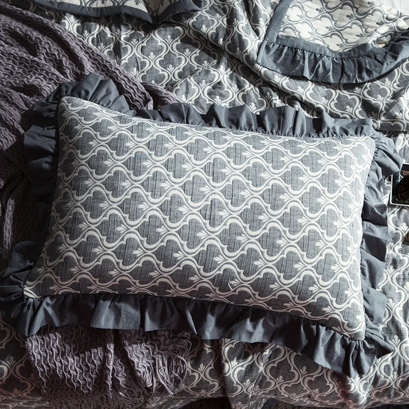 Комплект постельного белья из 3 х слойного хлопка 200 х230|Покрывало| |