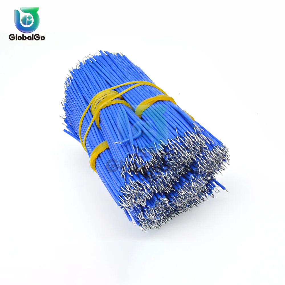 100 шт./лот 8 метров UL1007 UL 1007 22AWG провод PCB электронный кабель двойной припой Джампер