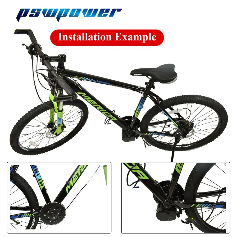 tongsheng tsdz2 ebike kit 48V 500W or 750W 42T VLCD5 TSDZ2 mid motor with torque sensor throttle e-brake lever | Спорт и развлечения