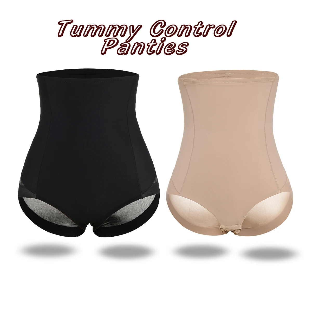 Новинка Корректирующее белье с контролем живота трусики для женщин высокая