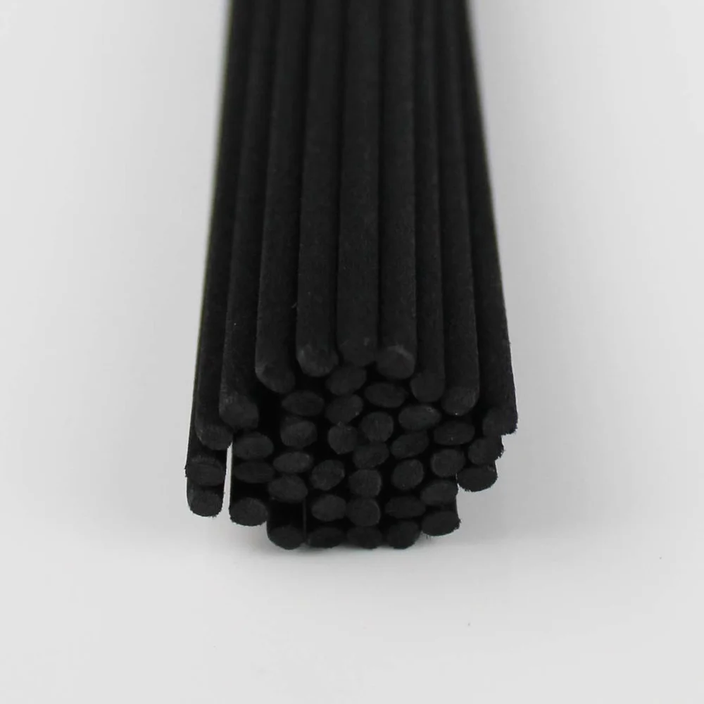 50/100Pcs  20cmx3mm 25cmx3mm 20cmx4mm White Black Rattan Reed Diffuser Sticks Replacement Fiber Essential Oil images - 6