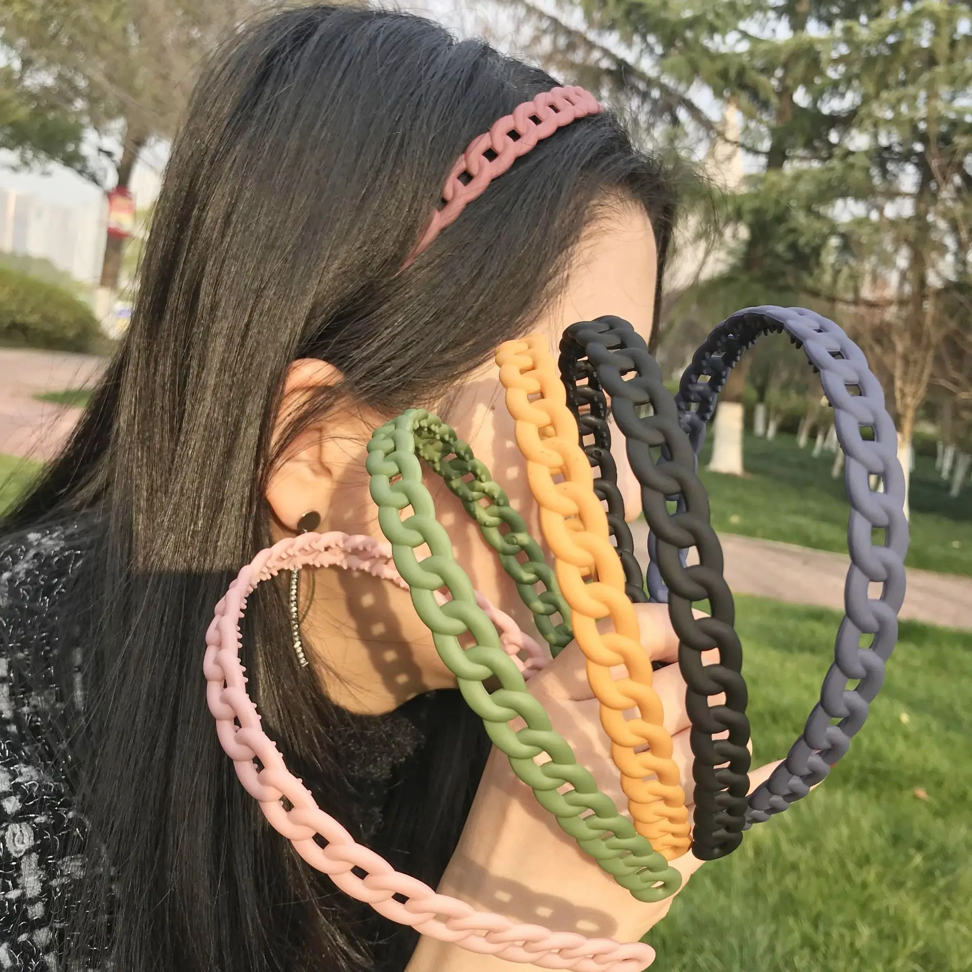 

Fashion Hair Head Hoop Band Sport Headband Candy Colors Bezel for Hair Girls Hair Accessories Simple Fashion Elastic Headband