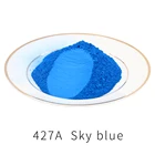 Пигмент минеральная пудра Mica порошок Тип 427A 50g для краситель мыло автомобильной искусство ремесла Сделай Сам небесно-голубого цвета, жемчужная пудра акриловое волокно Краски
