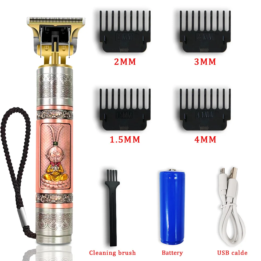 

Hair Clipper Electric Hair Trimmer Cordless Shaver Trimmer 0mm Men Barber Hair Cutting Machine Rechargeable Timer Beard Cutter
