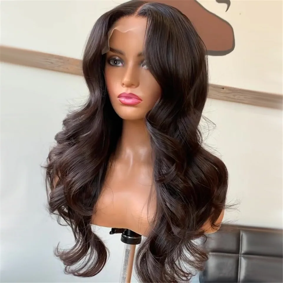 

Body Wave 13x4 Frontal Human Hair Wigs Brazilian 4x4 Lace Closure Loose Water Wave Wig For Black Women