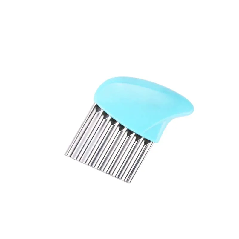 New Kitchen Tools Stainless Steel Vegetable Carrot Wavy Cutter Slicer Potato Chips Corrugated Knife Wrinkled French Fries