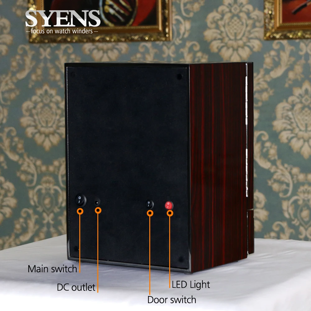 Роскошные часы winder 4 автоматические с коробкой сенсорным ЖК экраном/режимом TPD