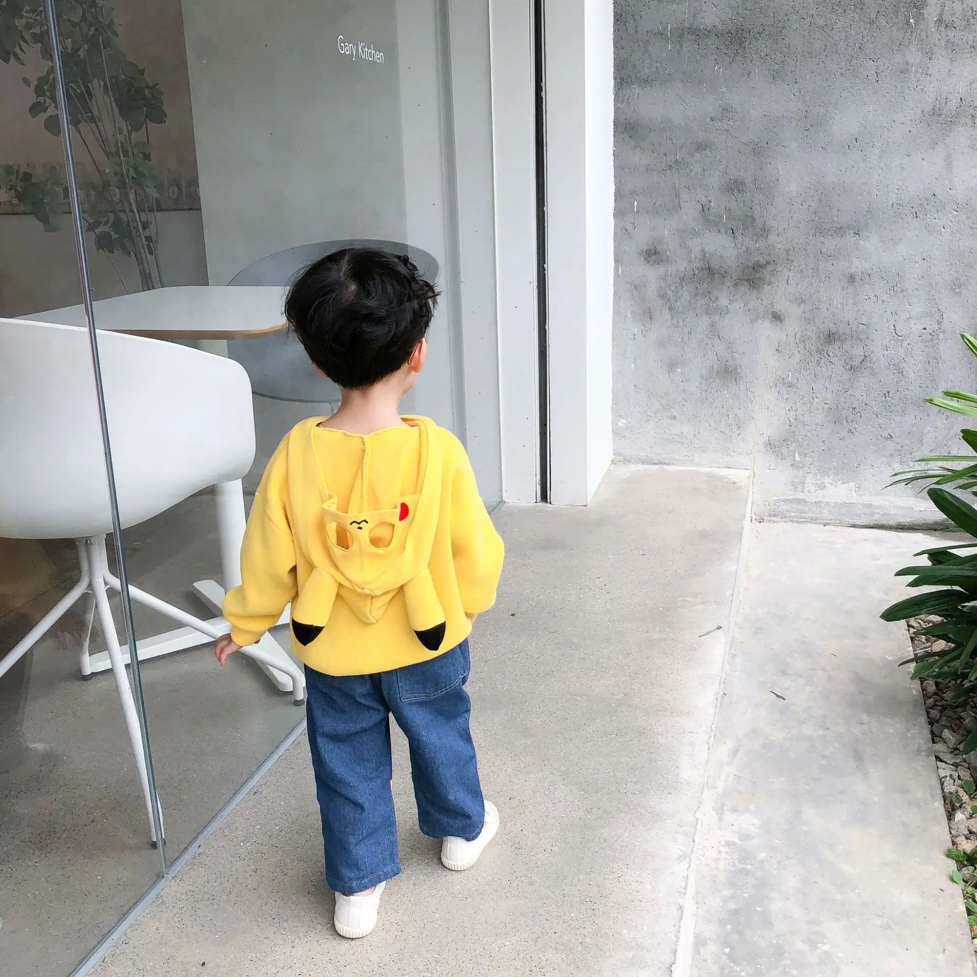 Tonytaobaby Autumn and Winter Clothes New Boys and Girls Children's Wear Children's Hooded Sweater Cartoon Cute