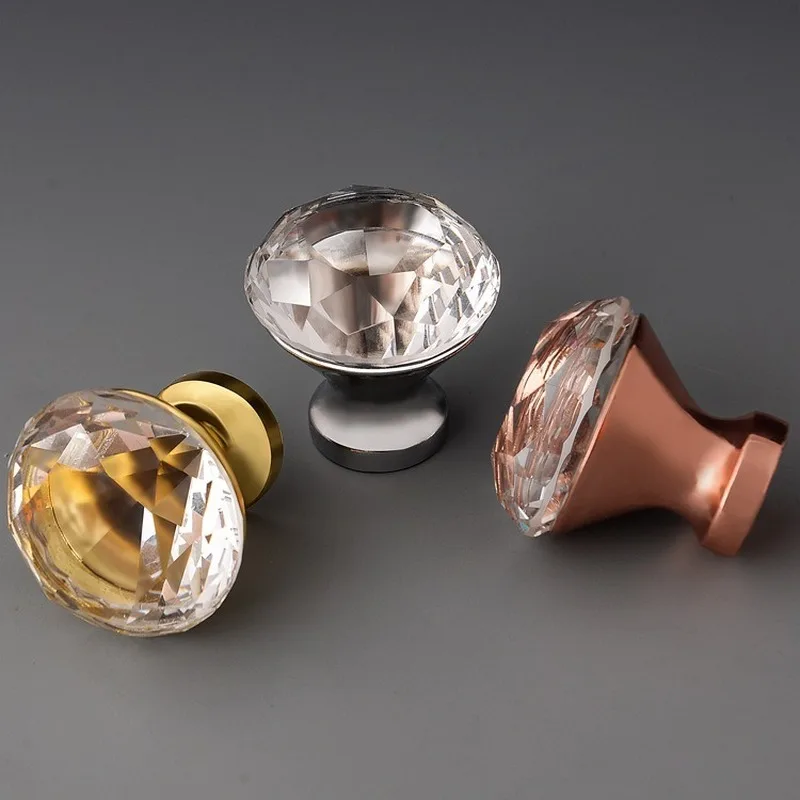 Розовая золотая ручка американская фурнитура для шкафа стеклянный ящик дверная